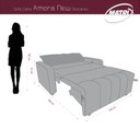 Ver imagem 4 de Sofá Cama 2 Lugares Amora New