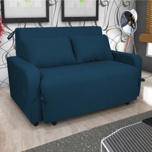 Sofá Cama 2 Lugares 138cm Amora New