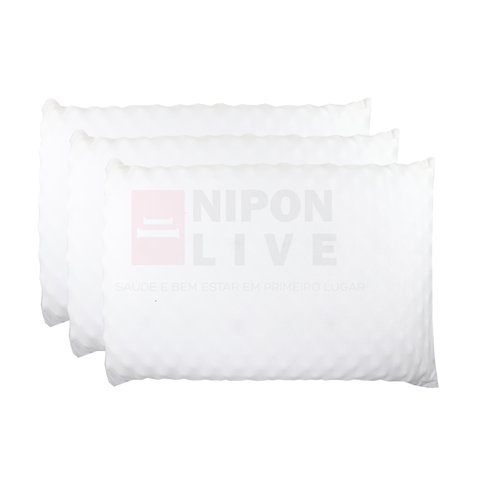 Travesseiro 3 Camadas 15 Cm de Altura Terapeutico