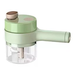 Mini Processador de Alimentos Triturador Recarregável com Usb Verde Imporiente Ca08162 - 1