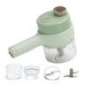 Mini Processador de Alimentos Triturador Recarregável com Usb Verde Imporiente Ca08162 - 2