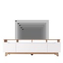 Ver mais imagens de Rack para TV até 85 Polegadas Serena MDF 3 Portas 219cm