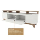 Ver imagem 6 de Rack para TV até 85 Polegadas Serena MDF 3 Portas 219cm