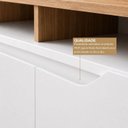 Ver imagem 5 de Rack para TV até 85 Polegadas Serena MDF 3 Portas 219cm