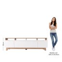 Ver imagem 7 de Rack para TV até 85 Polegadas Serena MDF 3 Portas 219cm