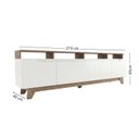 Ver imagem 3 de Rack para TV até 85 Polegadas Serena MDF 3 Portas 219cm