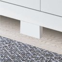 Ver mais imagens de Cômoda Sapateira Multiuso 6 Gavetas 1 Porta com Espelho e Pés Marabá Branco