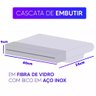 Cascata de Embutir de Fibra Bico Inox 40 Cm - 2