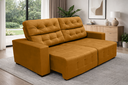 Ver imagem 1 de Sofá Retrátil e Reclinável Siena 2.00m Super Pillow - Terracota