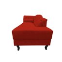 Ver imagem 6 de Recamier Decorativo Divã Styllus Lado Esquerdo Couro Vermelho