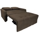 Ver imagem 6 de Sofá Cama Veludo 2 Lugares Amora New