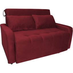 Sofá Cama Veludo 2 Lugares Amora New - 2