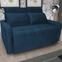 Ver imagem 1 de Sofá Cama Veludo 2 Lugares Amora New