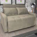 Ver imagem 1 de Sofá Cama Veludo 2 Lugares Amora New