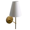 Ver imagem 5 de Kit 2 Arandelas Luminária de Parede Clássica Dourado com Cúpula Branca Ref 05