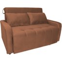 Ver imagem 2 de Sofá Cama Veludo 2 Lugares Amora New