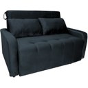 Ver imagem 2 de Sofá Cama Veludo 2 Lugares Amora New