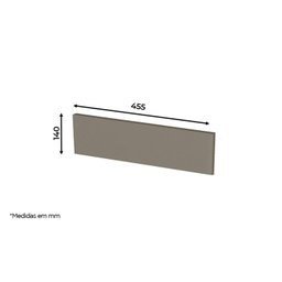 Rodapé Para Fechamento Lateral 100% MDF Aurora - 3
