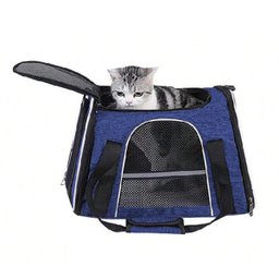 Bolsa Transporte Cachorro Gato Cachorro Pet Animal de Estimaçao Faixa Refletiva Pequeno Porte Viagem - 4