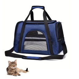 Bolsa Transporte Cachorro Gato Cachorro Pet Animal de Estimaçao Faixa Refletiva Pequeno Porte Viagem - 1