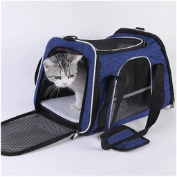 Bolsa Transporte Cachorro Gato Cachorro Pet Animal de Estimaçao Faixa Refletiva Pequeno Porte Viagem - 7