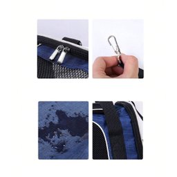 Bolsa Transporte Cachorro Gato Cachorro Pet Animal de Estimaçao Faixa Refletiva Pequeno Porte Viagem - 10