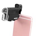 Ver imagem 2 de Microscópio Lupa Aumento 100x Celular Luz Uv e Branca
