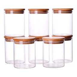 Kit com 6 Potes de Vidro para Armazenar Temperos 200ML U UNICA UNICA - 7
