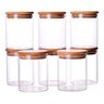 Kit com 6 Potes de Vidro para Armazenar Temperos 200ML U UNICA UNICA - 7