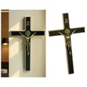 Ver imagem 3 de Crucifixo Cruz Medalha de São Bento Parede 34 Cm