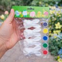 Ver imagem 2 de Cabeça Coelho Páscoa para Colorir Pintar com Pincel Kit 36pç