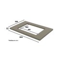 Ver imagem 5 de Balcão Forno de Embutir com Tampo Cooktop 100% MDF Aurora Espresso Móveis Bege/Duna/Cristal