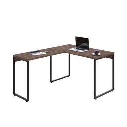 Escrivaninha Mesa Escritório em L Estilo Industrial 120x150cm Kuadra - 4