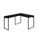 Ver imagem 2 de Escrivaninha Mesa Escritório em L Estilo Industrial 120x150cm Kuadra