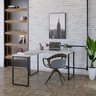 Escrivaninha Mesa Escritório em L Estilo Industrial 120x150cm Kuadra - 1