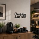 Ver imagem 6 de Letreiro Cantinho do Cafe Placa Quadro Vintage Parede Decorativo 26cm em MDF Cozinha Sala Escritorio