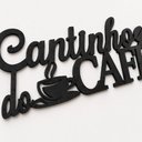 Ver imagem 4 de Letreiro Cantinho do Cafe Placa Quadro Vintage Parede Decorativo 26cm em MDF Cozinha Sala Escritorio
