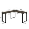 Escrivaninha Mesa Escritório em L Estilo Industrial 135x150cm Kuadra - 3