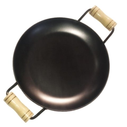 Chapa Disco Arado Chapa de Aço Alça Madeira 40cm