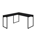 Ver imagem 2 de Escrivaninha Mesa Escritório em L Estilo Kuadra 135cm Industrial Preto Ônix