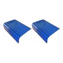 Ver imagem 6 de Esteira Decorativa Laqueada Apoio Suporte Sofá Lisa Azul Bic