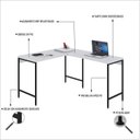 Ver imagem 5 de Escrivaninha Mesa Escritório em L Estilo Active 120cm Industrial Yescasa