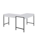 Ver imagem 6 de Escrivaninha Mesa Escritório em L Estilo Active 120cm Industrial Yescasa Branco