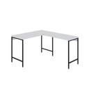 Ver imagem 2 de Escrivaninha Mesa Escritório em L Estilo Active 120cm Industrial Yescasa Branco