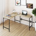 Ver imagem 1 de Escrivaninha Mesa Escritório em L Estilo Active 120cm Industrial Yescasa Marrom