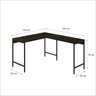 Mesa de Escritório em L Estilo Industrial 120x140cm Active - 3