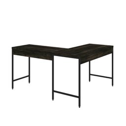 Mesa de Escritório em L Estilo Industrial 120x140cm Active - 6