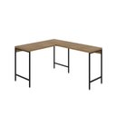 Ver imagem 2 de Escrivaninha Mesa Escritório em L Estilo Industrial 120x140cm Active