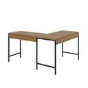 Ver imagem 6 de Escrivaninha Mesa Escritório em L Estilo Industrial 120x140cm Active