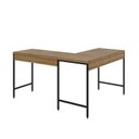 Ver imagem 6 de Escrivaninha Mesa Escritório em L Estilo Active 120cm Industrial Yescasa Preto